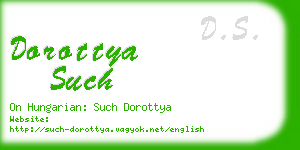 dorottya such business card